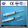 Медицинские одноразовые шприцы с иглой (5 мл), Luer Lock, с сертификатом Ce &amp; ISO